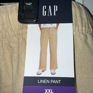 GAP Women's Linen Pants - Tan